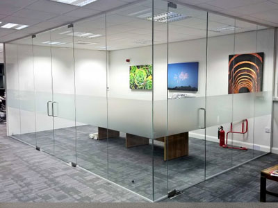 Framless Glass Partition